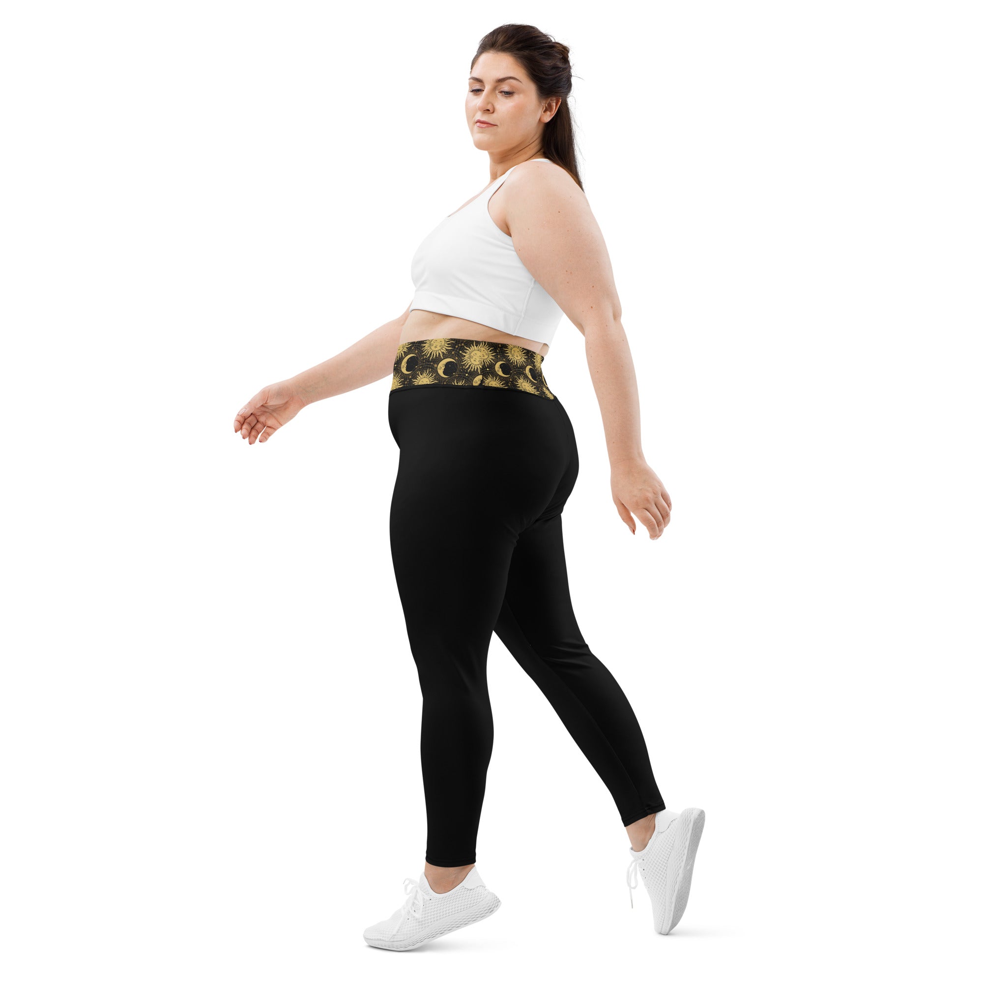 Moon & Sun Print Leggings | Plus Size